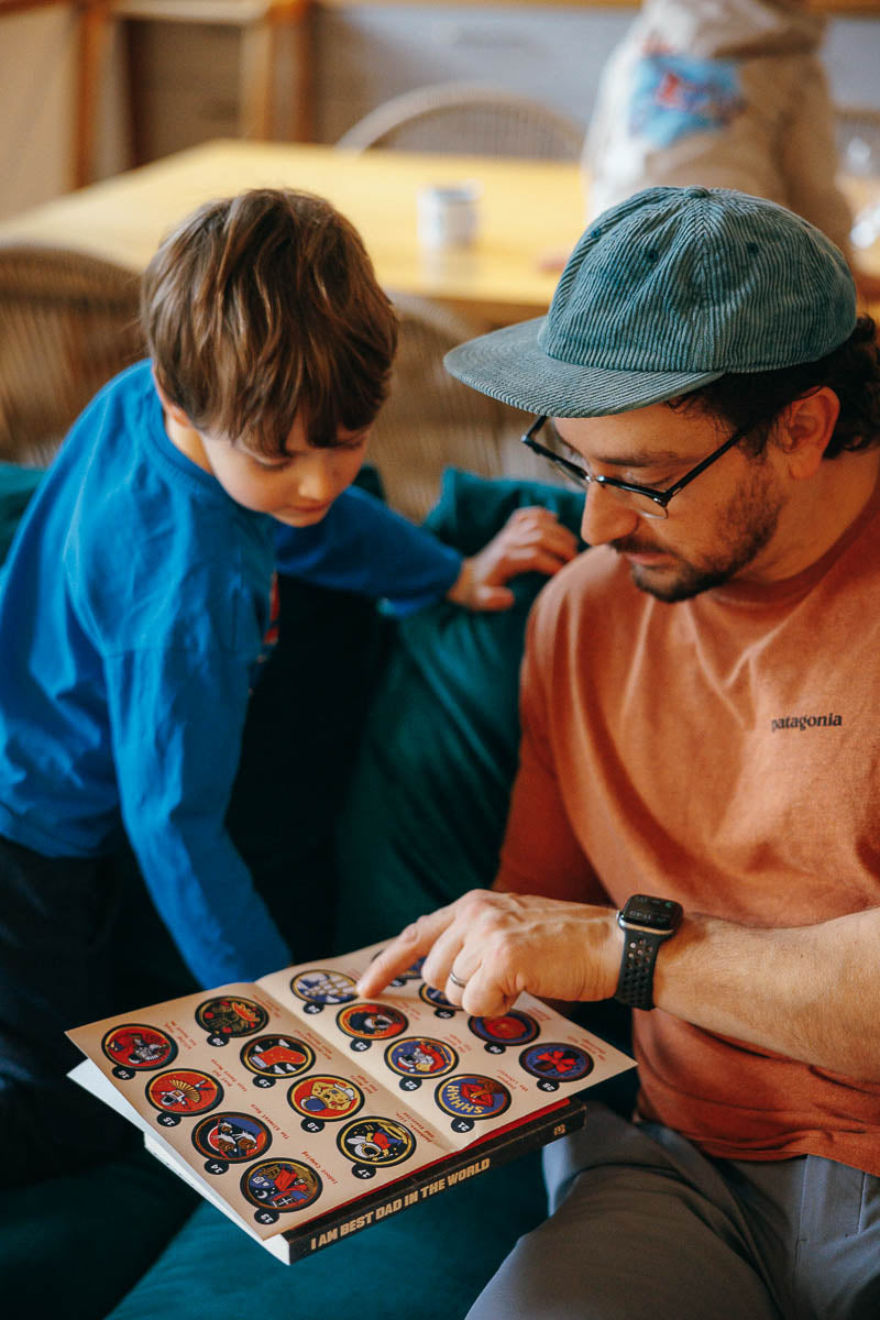 Epic Dad Achievement Poster + Sticker Pack bundle