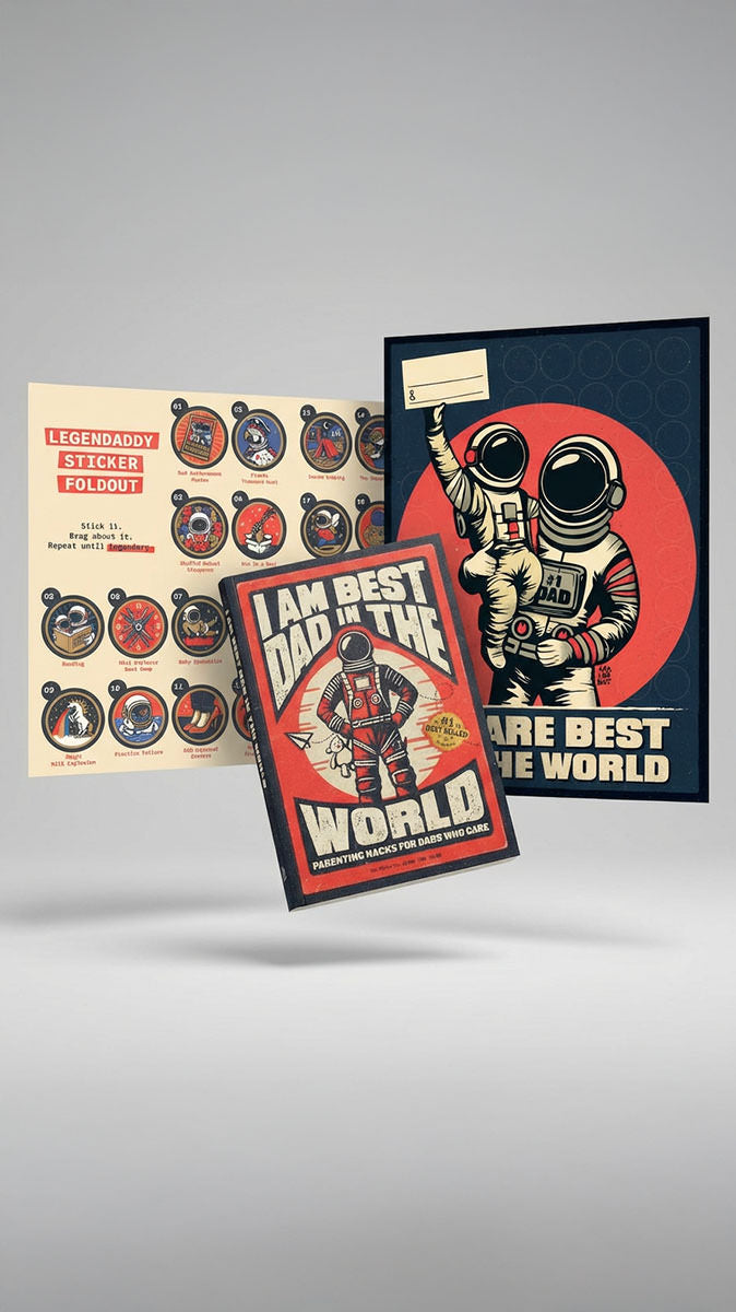 The Best Dad Book Bundle (Stickers & Poster included!)